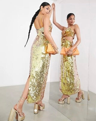 Рокля с пайети Asos