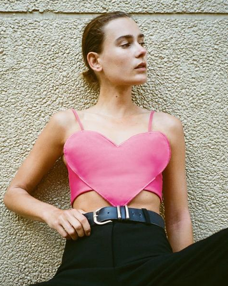 Къс топ ZARA