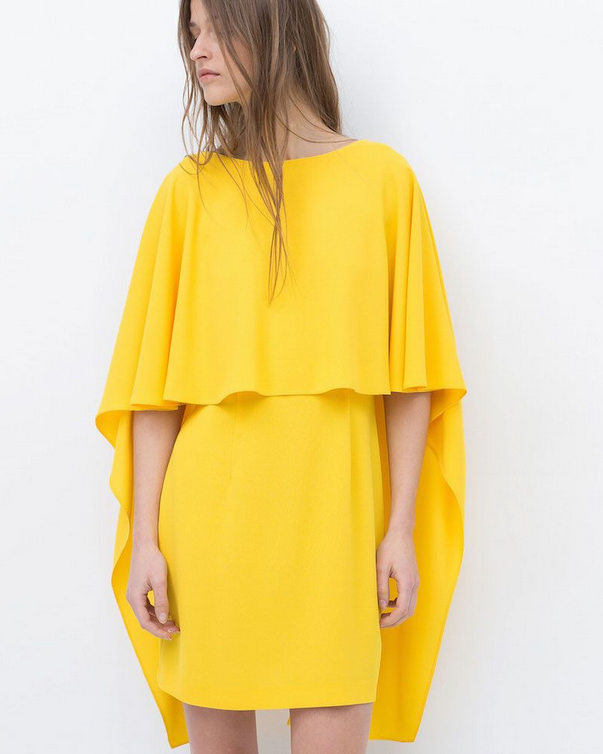 Къса рокля с гол гръб ZARA