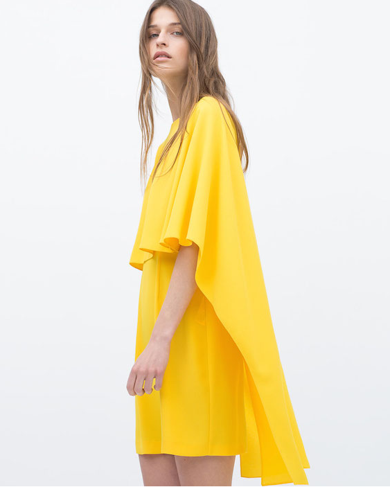Къса рокля с гол гръб ZARA