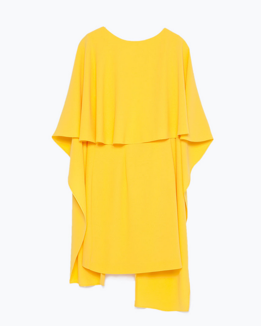 Къса рокля с гол гръб ZARA